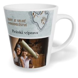 Fotohrnček latte malý - originálny darček - Piráti