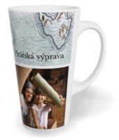 Fotohrnček latte veľký - originálny darček - Piráti