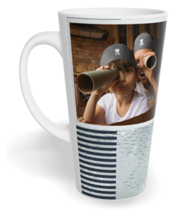 Fotohrnček latte veľký - originálny darček - Piráti