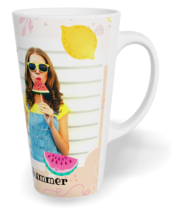 Fotohrnček latte veľký - originálny darček - Ovoce