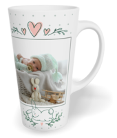 Fotohrnček latte veľký - originálny darček - Meadow baby