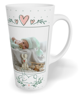 Fotohrnček latte veľký - originálny darček - Meadow baby