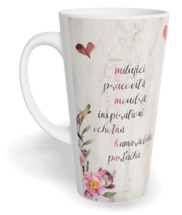 Fotohrnček latte veľký - originálny darček - Maminka