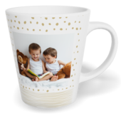 Fotohrnček latte malý - originálny darček - Jemný neutral