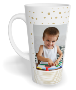 Fotohrnček latte veľký - originálny darček - Jemný neutral