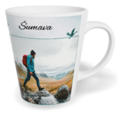 Fotohrnček latte malý - originálny darček - Hory