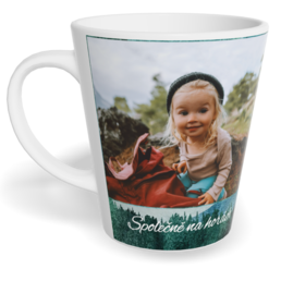 Fotohrnček latte malý - originálny darček - Hory