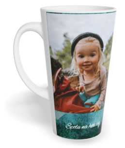 Fotohrnček latte veľký - originálny darček - Hory