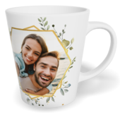 Fotohrnček latte malý - originálny darček - Hexagon