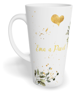 Fotohrnček latte veľký - originálny darček - Hexagon