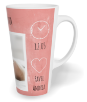 Fotohrnček latte veľký - originálny darček - Girl