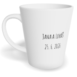 Fotohrnček latte malý - originálny darček - Eukalyptus