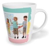 Fotohrnček latte malý - originálny darček - Duha