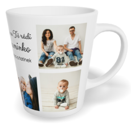 Fotohrnček latte malý - originálny darček - Dlaždice