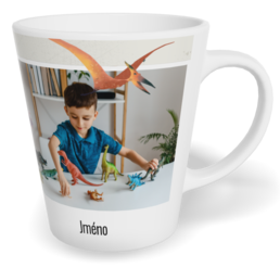 Fotohrnček latte malý - originálny darček - Dinosaurus
