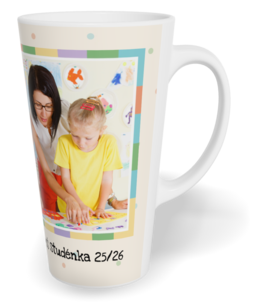 Fotohrnček latte veľký - originálny darček - Color windows