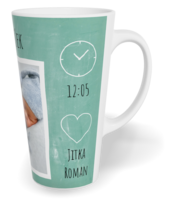 Fotohrnček latte veľký - originálny darček - Boy