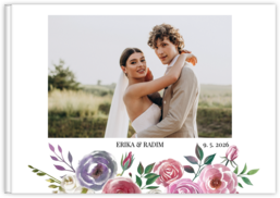 Fotokniha na šířku s pevnou vazbou a kvalitním papírem - Roses