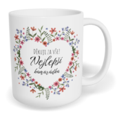 Hrnek klasický malý s vlastním potiskem - Nejlepší kamarádka