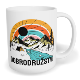 Hrnek klasický malý s vlastním potiskem - Adventure