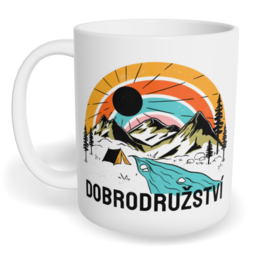 Hrnek klasický malý s vlastním potiskem - Adventure