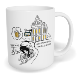 Hrnek klasický malý s vlastním potiskem - Žádný kopec není překážkou