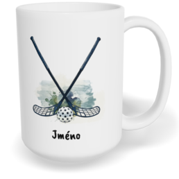 Hrnek klasický velký s vlastním potiskem - Florbal vol. 2