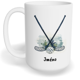 Hrnek klasický velký s vlastním potiskem - Florbal vol. 2