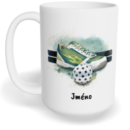 Hrnek klasický velký s vlastním potiskem - Florbal vol. 1