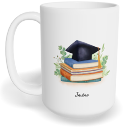 Hrnek klasický velký s vlastním potiskem - Promovaná