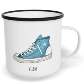 Hrnek plecháček s potiskem na míru - Boty kluk - párový