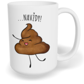 Hrnek klasický velký s vlastním potiskem - Přátelé navždy 1 - párový 