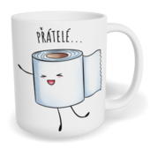 Hrnek klasický malý s vlastním potiskem - Přátelé navždy 2 - párový