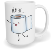 Hrnek klasický velký s vlastním potiskem - Přátelé navždy 2 - párový