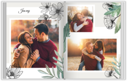 Fotokniha s pevnou väzbou - originálny darček! - Silent Flowers