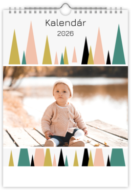 Fotokalendar nástenný mesačný na výšku z fotiek - Špičky
