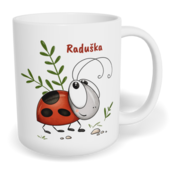 Hrnek klasický malý s vlastním potiskem - Beruška