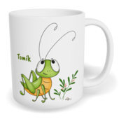 Hrnek klasický malý s vlastním potiskem - Cvrček