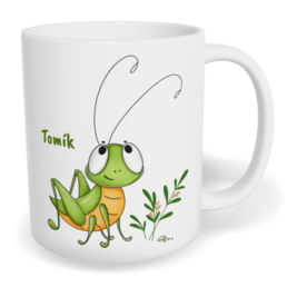 Hrnek klasický malý s vlastním potiskem - Cvrček