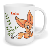 Hrnek klasický malý s vlastním potiskem - Fenek