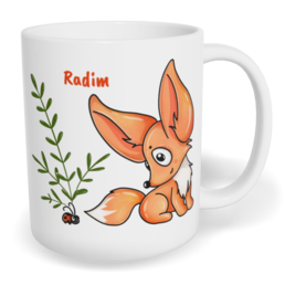 Hrnek klasický malý s vlastním potiskem - Fenek