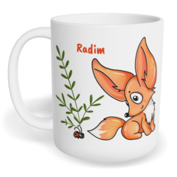 Hrnek klasický malý s vlastním potiskem - Fenek