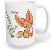 Hrnek klasický velký s vlastním potiskem - Fenek