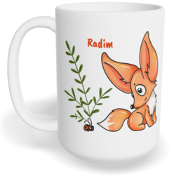 Hrnek klasický velký s vlastním potiskem - Fenek