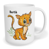 Hrnek klasický malý s vlastním potiskem - Gepard