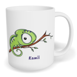Hrnek klasický malý s vlastním potiskem - Chameleon