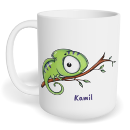 Hrnek klasický malý s vlastním potiskem - Chameleon