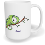 Hrnek klasický velký s vlastním potiskem - Chameleon