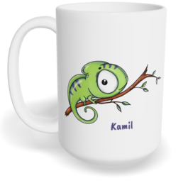 Hrnek klasický velký s vlastním potiskem - Chameleon