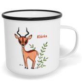 Hrnek plecháček s potiskem na míru - Impala